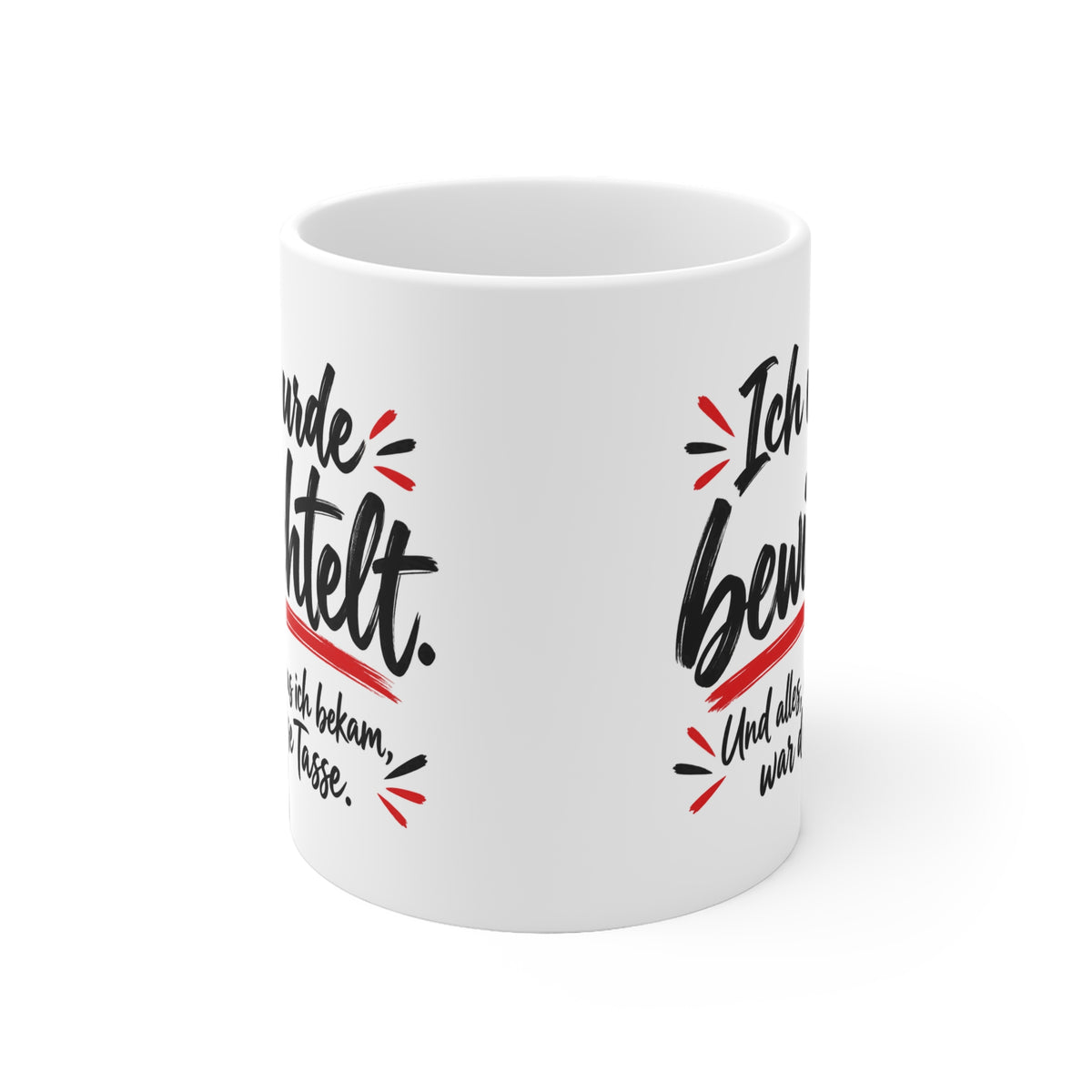 Ich wurde bewichtelt Tasse – Lustiges Wichtelgeschenk fürs Büro