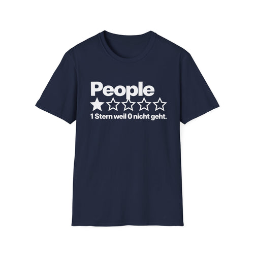 People Shirt – 1 Stern weil 0 nicht geht (dunkle Farben)