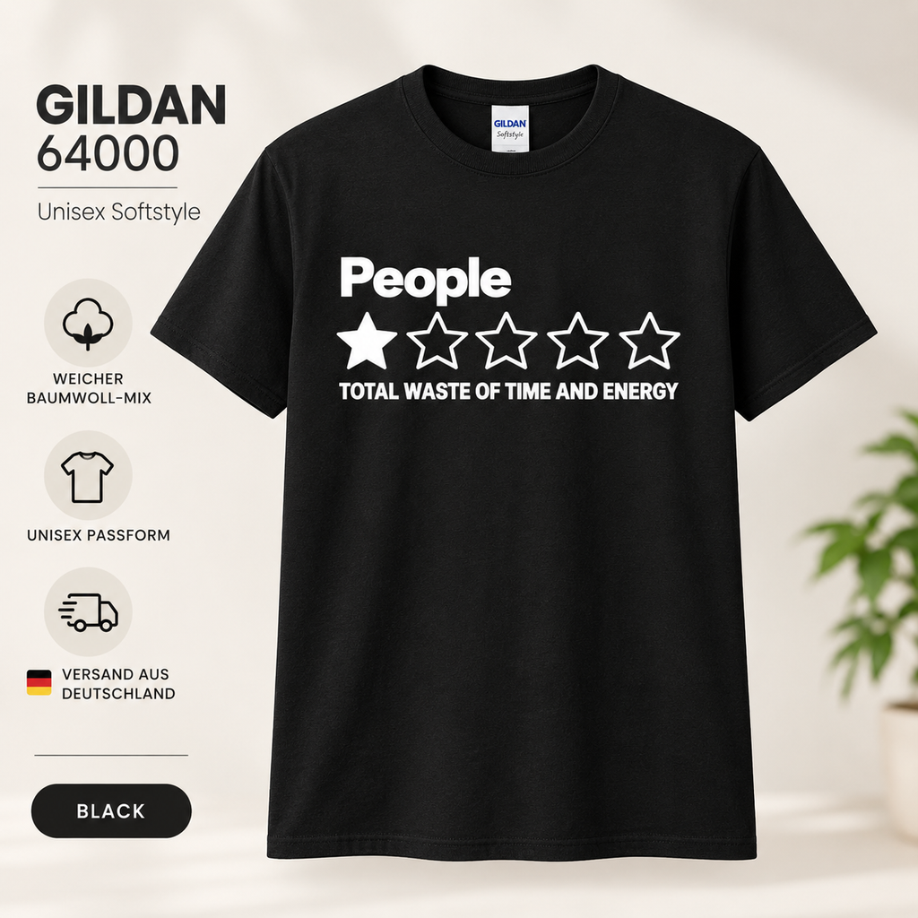 People 1 Stern Shirt – Total Waste of Time and Energy