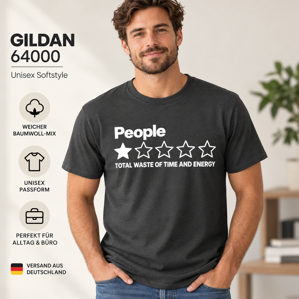 People 1 Stern Shirt – Total Waste of Time and Energy
