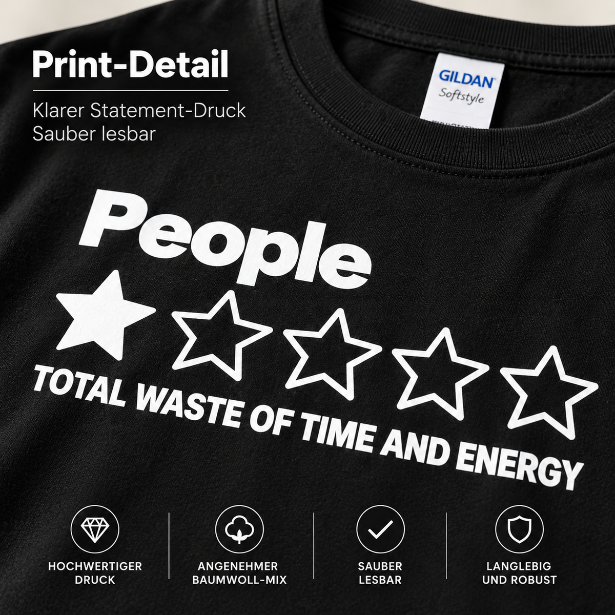 People 1 Stern Shirt – Total Waste of Time and Energy