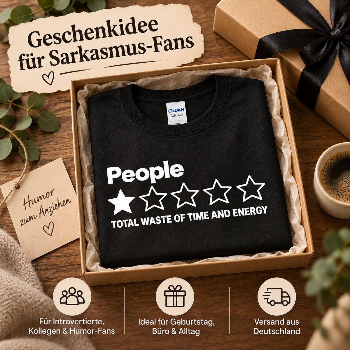 People 1 Stern Shirt – Total Waste of Time and Energy