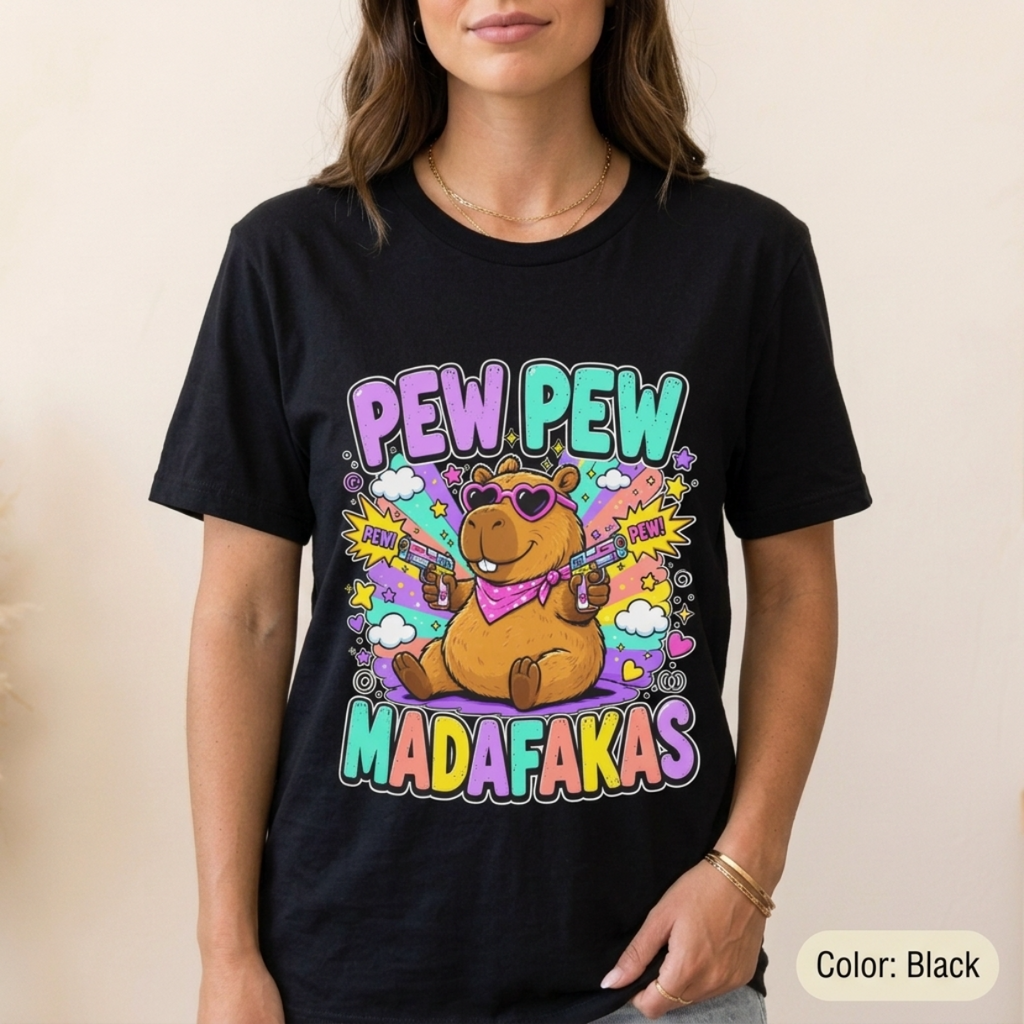 Capybara Shirt – Pew Pew Madafakas