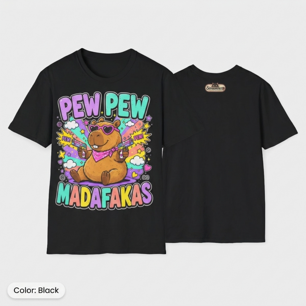 Capybara Shirt – Pew Pew Madafakas