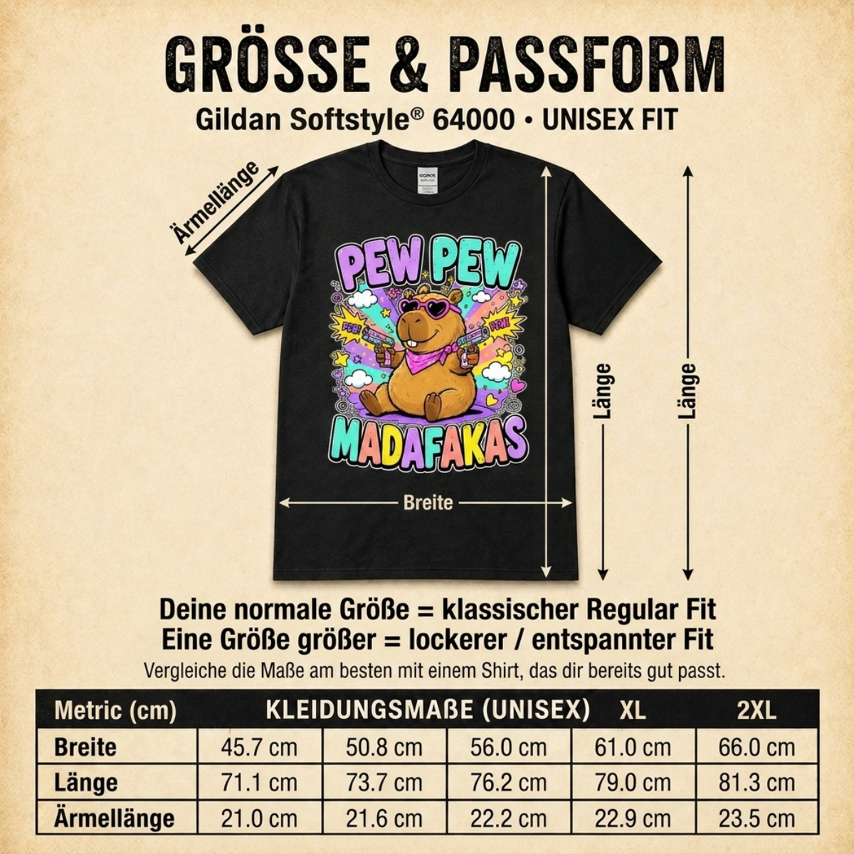Capybara Shirt – Pew Pew Madafakas