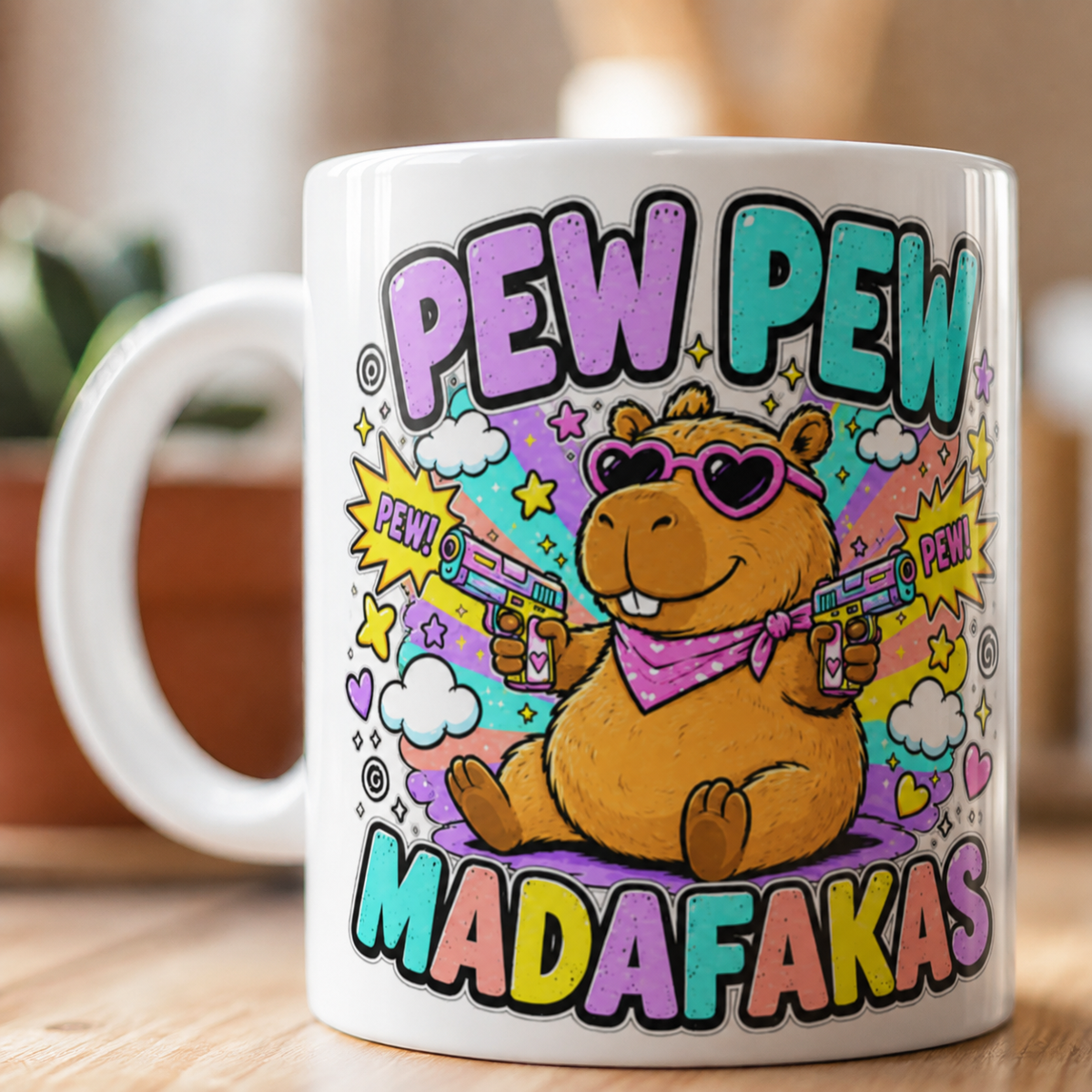Capybara Tasse – Pew Pew Madafakas