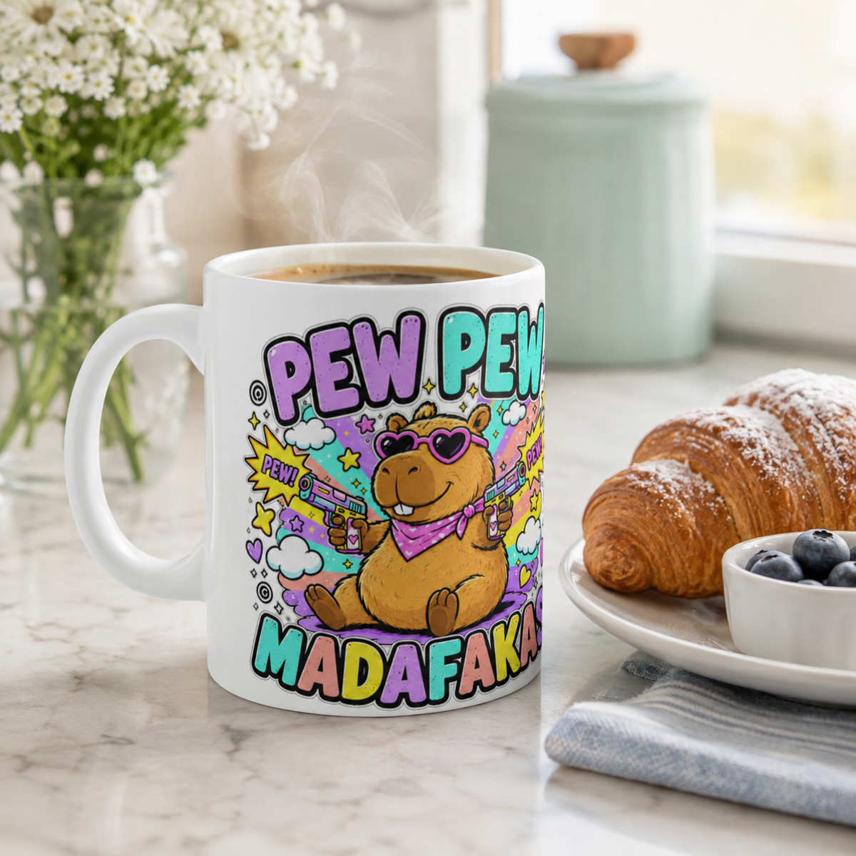 Capybara Tasse – Pew Pew Madafakas