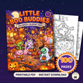 Printable Halloween Coloring Pages for Kids Vol 5 – printable coloring page preview 1 by SarcasmArt