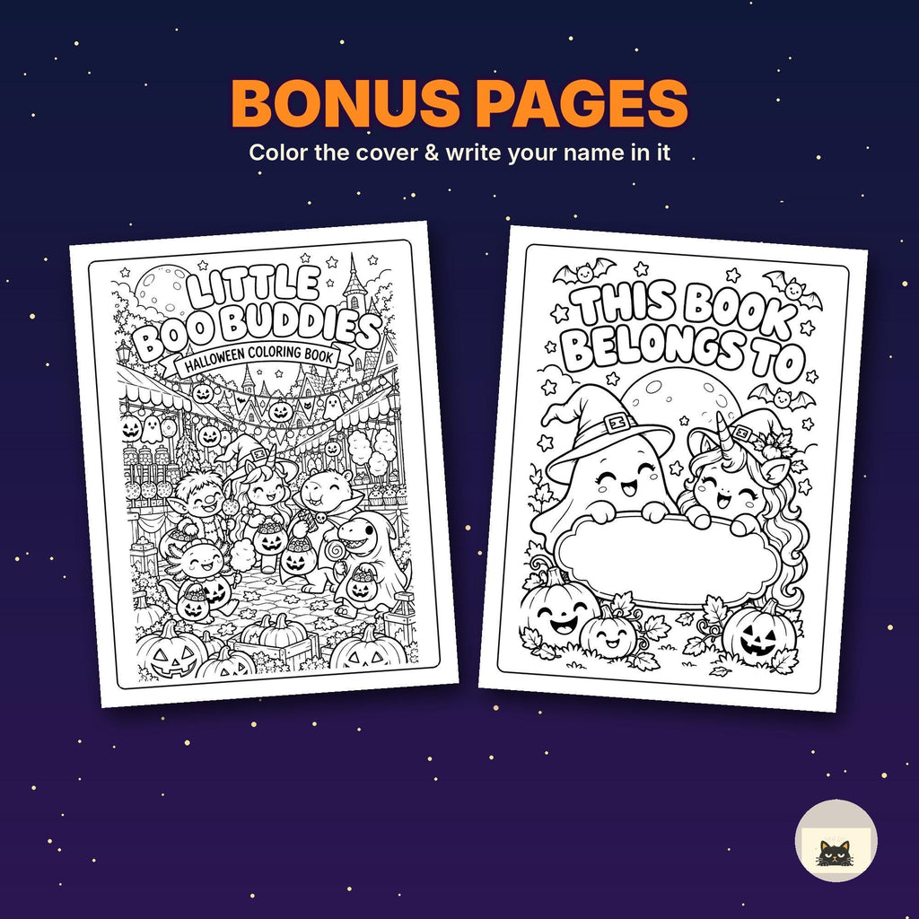 Printable Halloween Coloring Pages for Kids Vol 5 – printable coloring page preview 9 by SarcasmArt