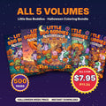 Halloween Coloring Pages Bundle for Kids – printable coloring page preview 1 by SarcasmArt
